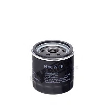 HENGST FILTER h90w19 -  Фильтр масляный двигателя